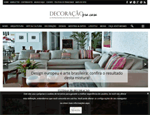 Tablet Screenshot of decoracaopracasa.com
